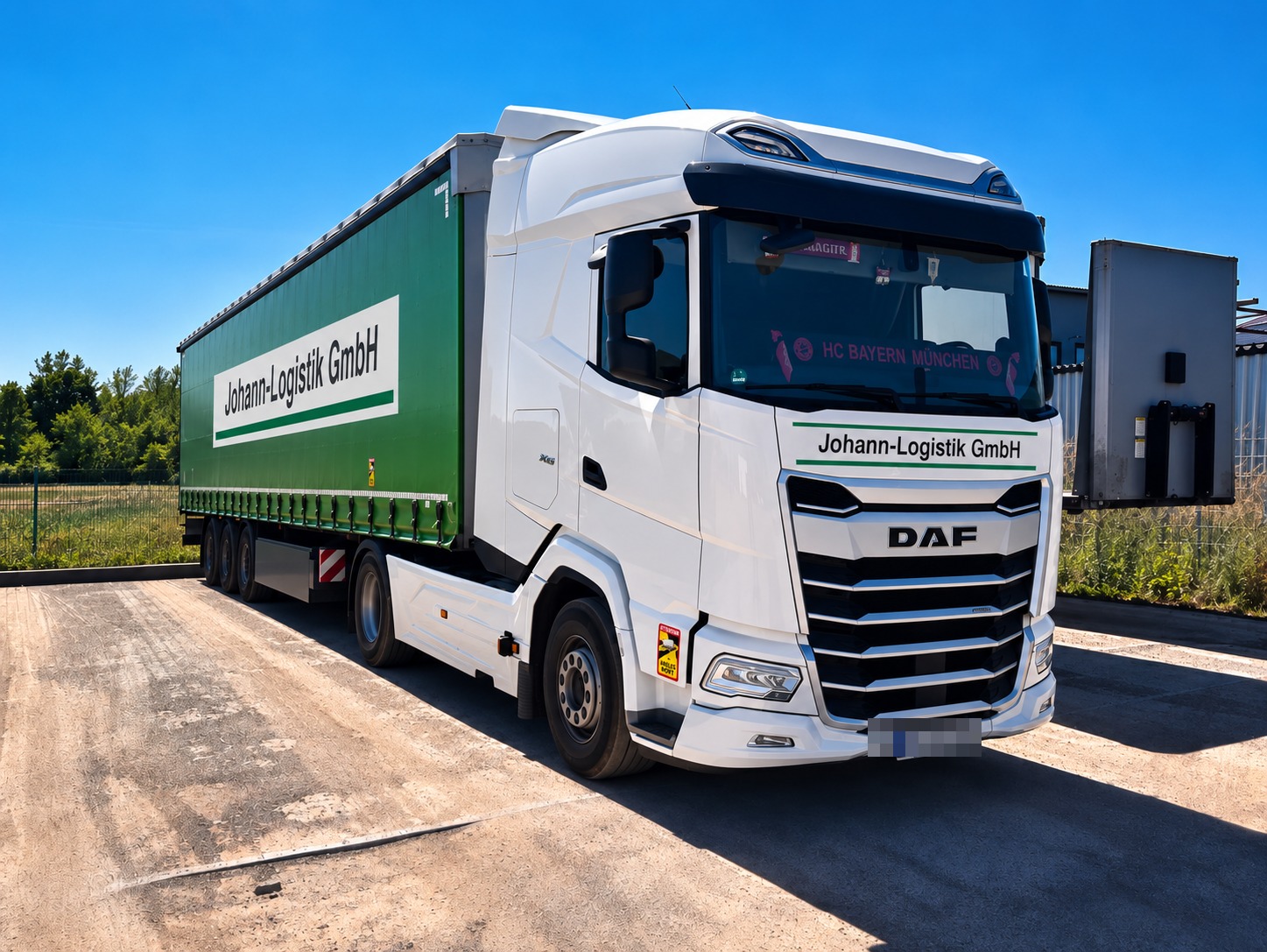 Sattelzug der Johann-Logistik GmbH